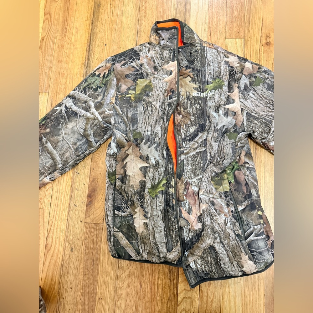 RedHead/realtree Woodland Camo Jacket with Orange Accent